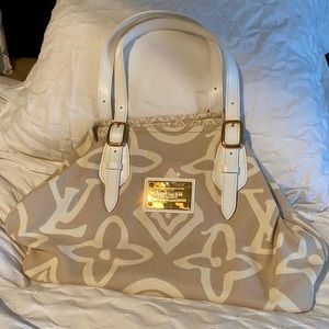 Louis Vuitton White Monogram Tahitienne Cabas GM